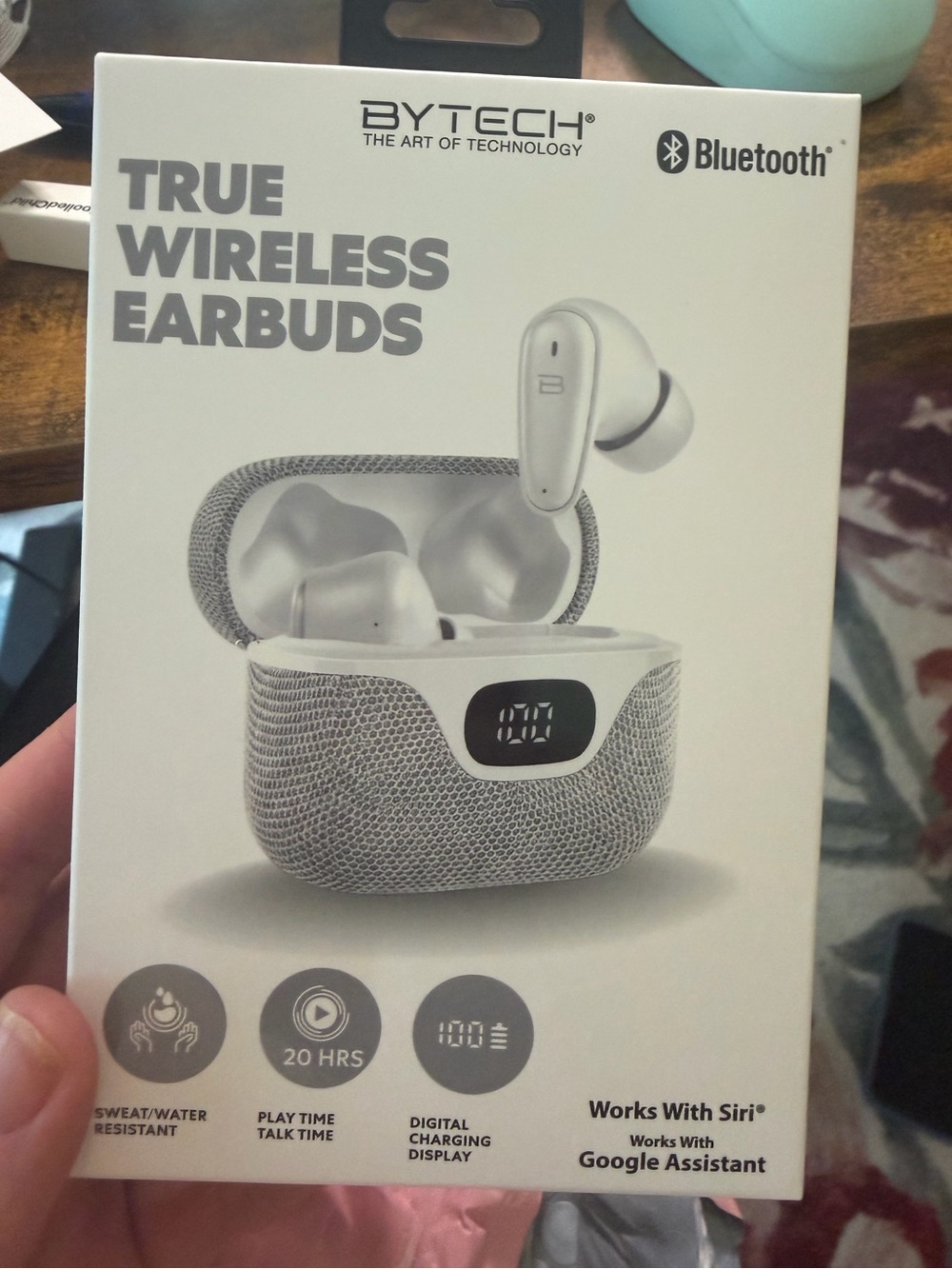 ByTech Wireless Earbuds White